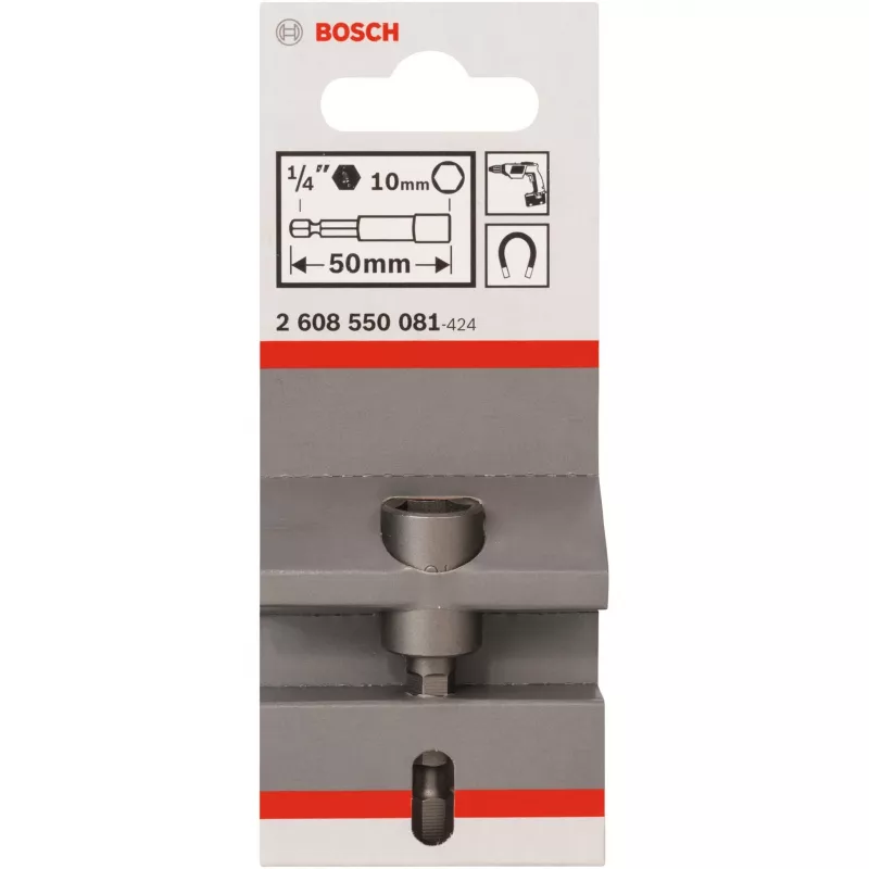 Uzgriežņu uzgaļi Bosch Extra Hard 1 gab. Sešstūra kāts M6 50 mm