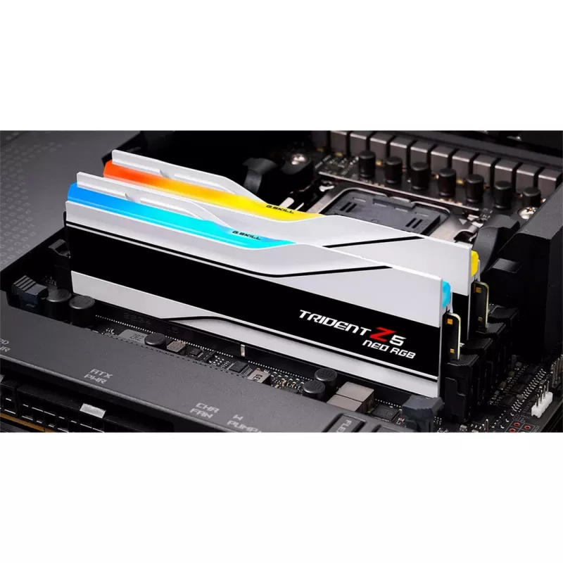 DIMM 32 GB DDR5-6000 (2x 16 GB) Dual-Kit, atmiņa balta, F5-6000J2636H16GX2-TZ5NRW, Trident Z5 NEO RGB, AMD EXPO