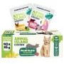 Mitrā kaķu barība animal island Everyday Liellopu un vistas filejas buljonā, 40×85 g daudzpaka