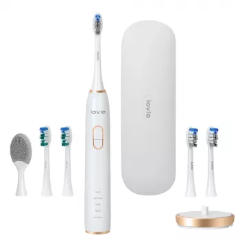 LOVIO_Home SonicProtect PRO elektriskā zobu birste balta LVTB124WH