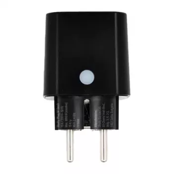 Shelly Plug PM Gen3 Matter 13A viedā kontaktligzda, melna
