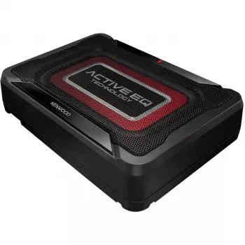 Kenwood Electronics KSC-PSW7EQ automašīnas zemfrekvences skaļrunis, iepriekš uzstādīts zemfrekvences skaļrunis, 160 W