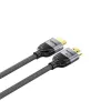 HDMI kabelis Unitek C11093RGY01 8K 10 m, HDMI 2.1, 48 Gbit/s, 144 Hz, ARC, zelta pārklājums, pelēks