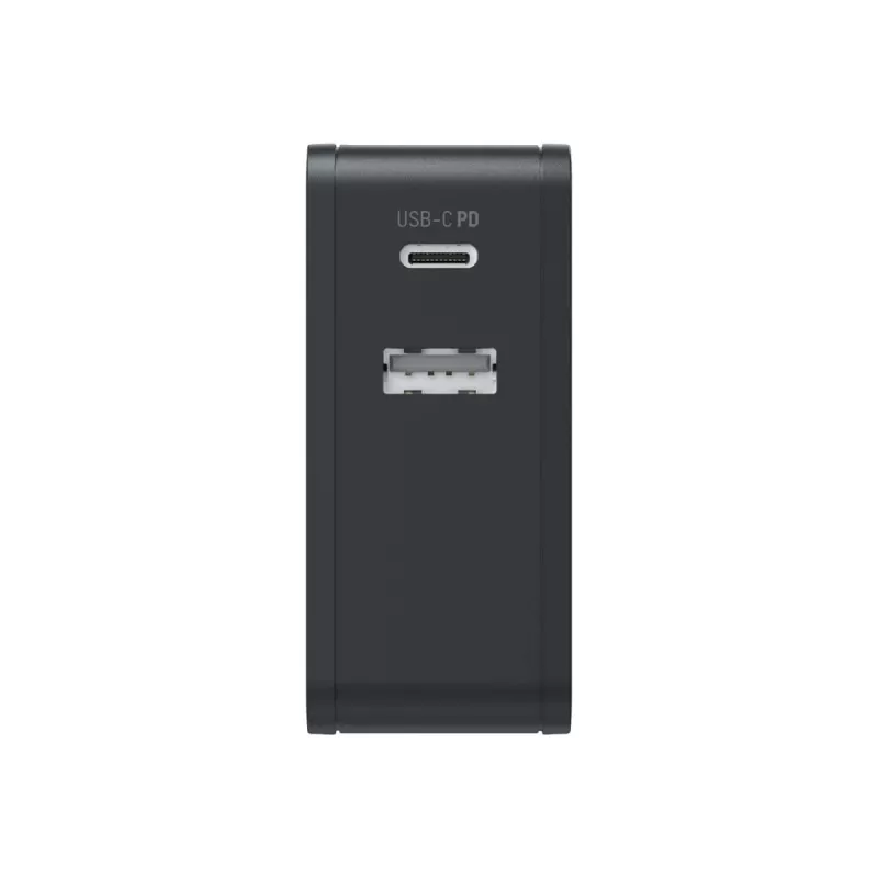 ANSMANN 247PD - Barošanas bloks - 45 W - 4700 mA - PD, QC 3.0 - 2 izejas porti (USB, USB-C) - Melns (1001-0095)
