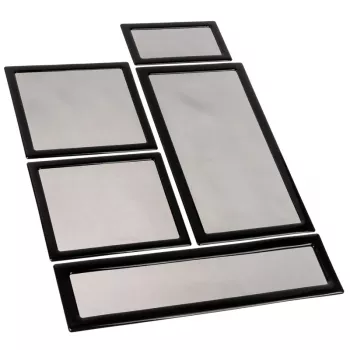 Putekļu filtru komplekts DEMCiflex Lian Li TU150 Mini ITX korpusam — melns