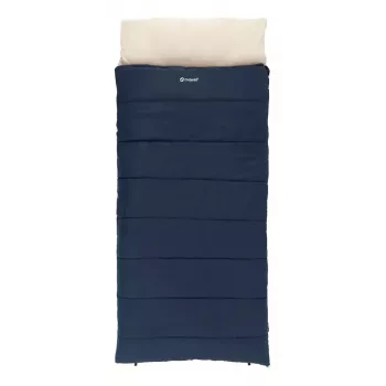 Guļammaiss Outwell Contour Lux XL — taisnstūra, pieaugušajiem, poliesters, 2200×1050 mm, lietotājiem līdz 190 cm, zils