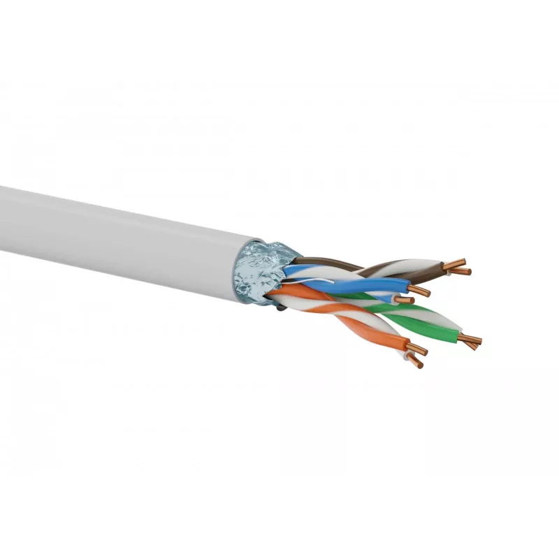 Tīkla kabelis Ftp 5E kategorija 4 x 2 Ext Pvc 305 m (Kif5Pvc305) a-Lan