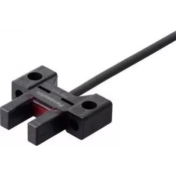 Fotoelektriskais sensors Panasonic PM-K45-P-C3 K-tipa dakšveida gaismas barjera, 5–24 V līdzstrāva, ieslēgšanās pie gaismas/ieslēgšanās pie tumsas