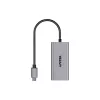USB-C uz RJ45 adapteris Unitek U1343AGY01 — 5 Gbps Ethernet, USB-C (vīrišķais) uz RJ45 (sievišķais), pelēks, 0,15 m kabelis