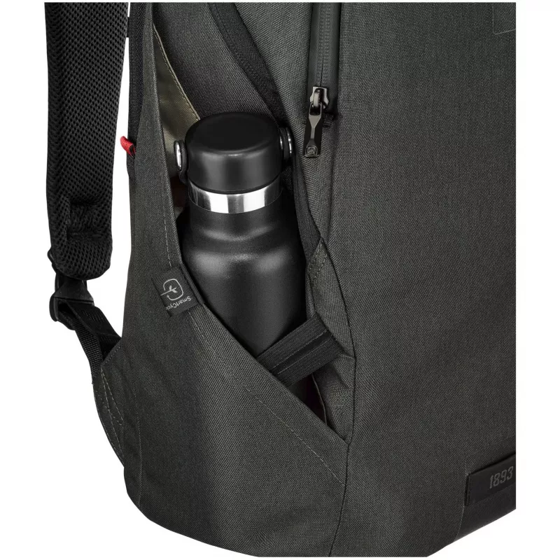 Ikdienas mugursoma Wenger SwissGear MX Eco Light pelēka Pārstrādāta plastmasa