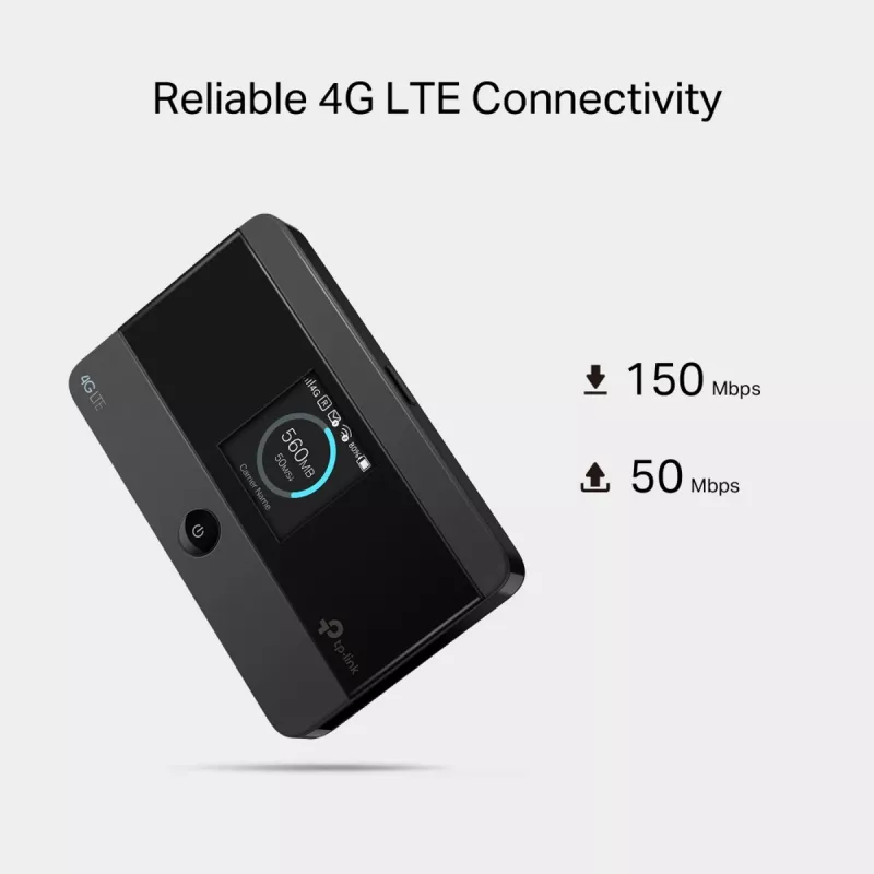 4G LTE mobilais Wi-Fi maršrutētājs TP-LINK M7352 150Mb/s — pārnēsājams piekļuves punkts ar microSD slotu