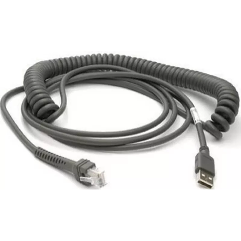 Datalogic USB kabelis USB kabelis, Type-A, spirālveida, 3,6m (CAB-467)