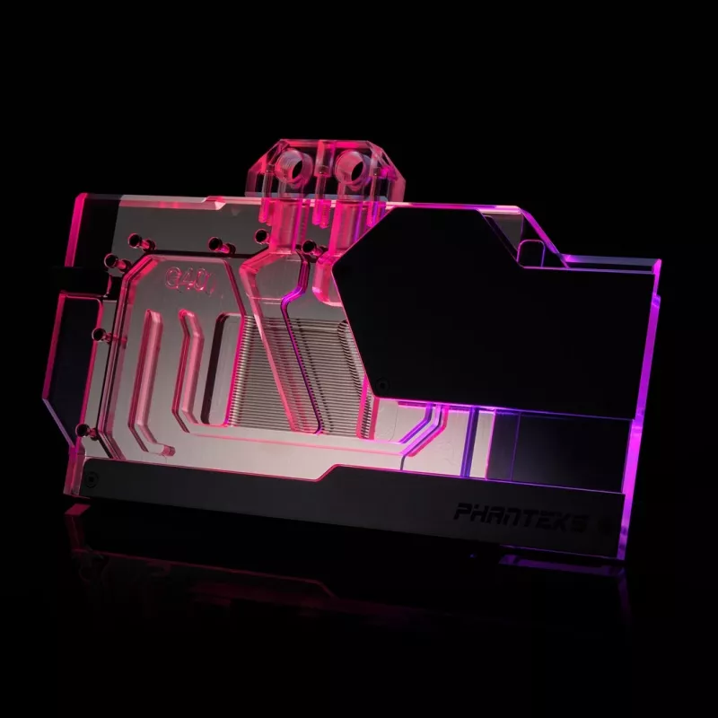Phanteks Glacier G40 ūdens bloks + aizmugurējā plāksne