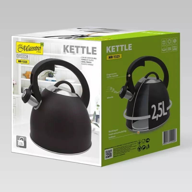 Tējkanna Maestro MR-1325 2,5 l, melna