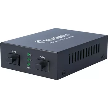 Tīkla multivides pārveidotājs BlueOptics BLMC011-011 10 Mbit/s Melns
