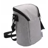 Termokonteiners Olympia BT 50 — melns/pelēks, rāvējslēdzējs, 225×170×110 mm