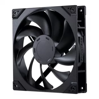 Phanteks M25 Gen2 140mm PWM korpusa ventilatori - 3 gab. iepakojums, melns
