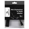 Gembird A-MDPM-HDMIF-02 video kabeļa adapteris Mini DisplayPort HDMI Type A (standarta) melns