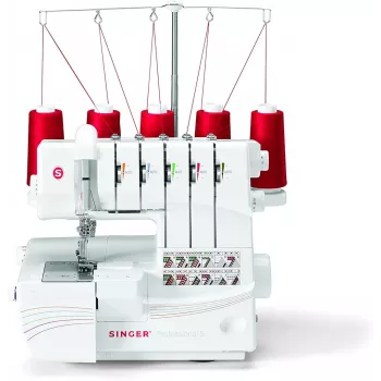 Overlock Singer 14T968 šujmašīna, elektriskā strāva, balta