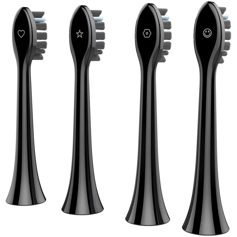 AENO Sonic Electric Toothbrush DB6: Melns, 5 režīmi, bezvadu uzlāde, 46000 apgr./min, 40 dienas bez uzlādes, IPX7