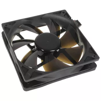 Datora korpusa ventilators NoiseBlocker MelnsSilentPro PLPS 120 mm, 1500 RPM, 100 m³/h, 4.5 V, melns