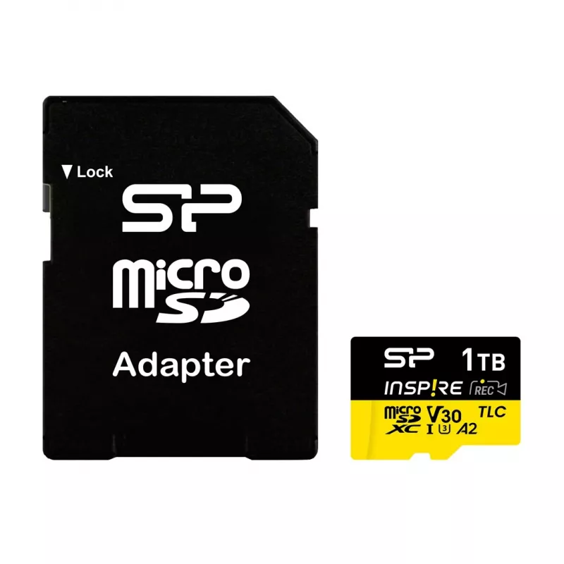Atmiņas karte Silicon Power Inspire 256 GB MicroSDXC V30 UHS-I U3 A2 4K + adapteris (SP256GBSTXLA2V1NSP)