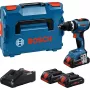 Bezvada triecienatslēga Bosch GSB 18V-65 ar 2x 4.0Ah baterijām