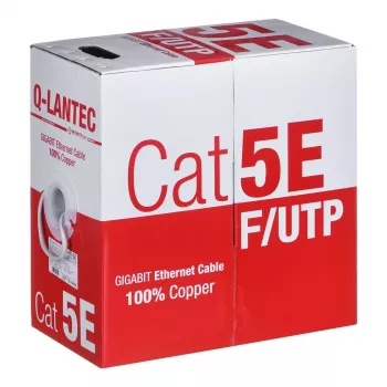 Tīkla kabelis Alantec KIF5PVC305Q Cat5e F/UTP (FTP) 305 m Pelēks