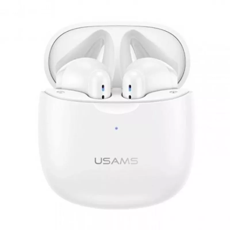 Bluetooth Headphones Usams TW S 5.0 IA Series balta