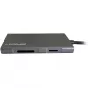 Klēpjdatora dokstacija LC-Power LC-HUB-C-MULTI-5 USB 3.2 Gen 1 Type-C vadu