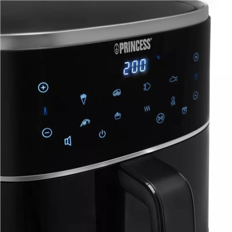 Princess | Digitālā gaisa fritieris | 182238 | Jauda 1350 W | Tilpums 4 L | Melns