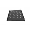 Plaukta plaukts Extralink SHELF 1U 19 collu sienas skapjiem, 1U, 300 mm, melns, metāls