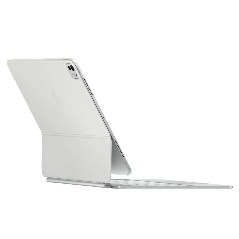 Apple Magic tastatūra tastatūra iPad Pro 13 collu M4 ar skārienpaliktni, vācu izkārtojums, baltā krāsā
