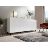 Kumode Cama Meble ETNA 200x42x82 cm, matēti balta, skaidu plātne, 16 mm rāmis