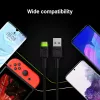 zaļa Cell KABGC06 USB kabelis 1,2 m USB A USB C Melns