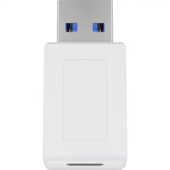 Goobay 55225 Kabeļa savienotāju adapteris USB-C USB 3.0 Type A Balts