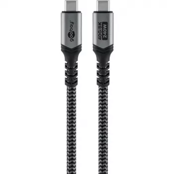 Goobay 74213 USB kabelis, melns