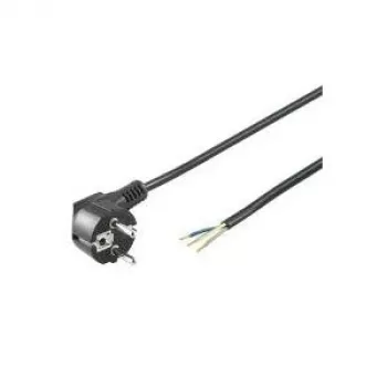 kabelis Goobay CEEE 7/7 Melns 5 m CEE7/7 96034 WENTRONIC