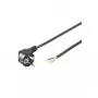 kabelis Goobay CEEE 7/7 Melns 5 m CEE7/7 96034 WENTRONIC