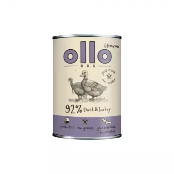 OLLO Umami Pīle un tītars - mitrā suņu barība - 850g