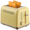 BUYDEEM 2 Slice Toaster, model DT620E, krāsa Mellow Yellow, ES