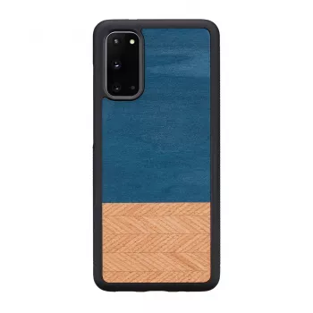 Telefona maciņš man and wood Galaxy S20 denim Melns
