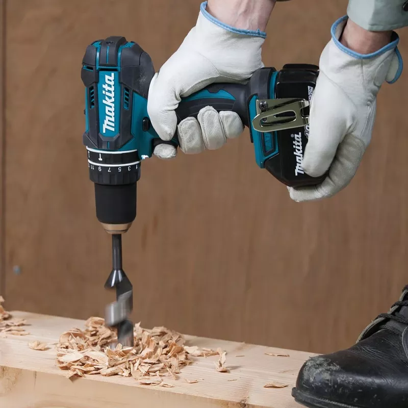 Makita DHP482RFX9 - Triecienurbis/Skrūvgriezis - Bezvadu - Atslēgas patrona 13 mm - 62 N·m - 2 baterijas, lādētājs iekļauts - 18 V (DHP482RFX9)