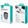 Lādētājs T66 45W GaN CC290 USB-A + USB-C