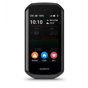 GPS velodators GARMIN Edge 1050, 3,5 collu displejs, melns