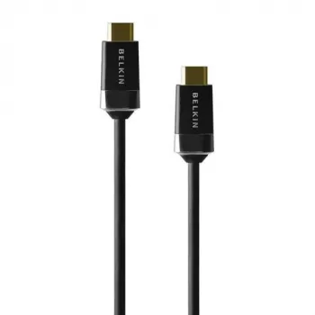 Belkin High Speed HDMI 2m - 2 m - HDMI Type A (Standard) - HDMI Type A (Standard) - Melns