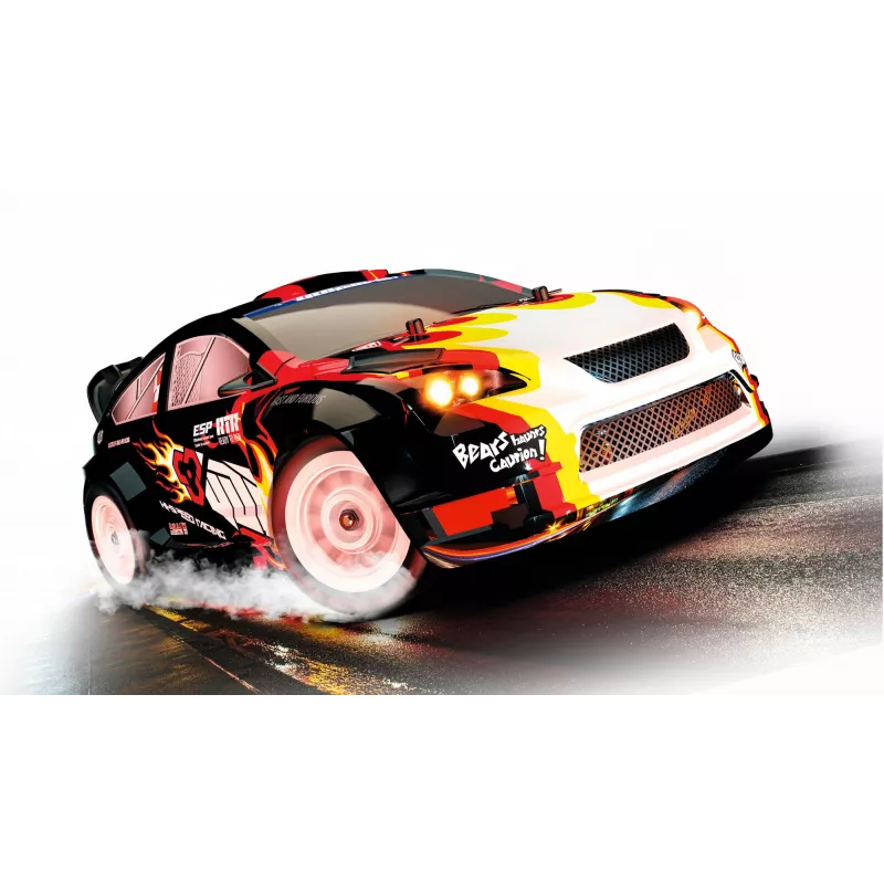 Amewi FR16 Rallye Drift transportlīdzeklis, tālvadāms RC modelis, rallija automašīna, elektromotors, 1:16 (21093)