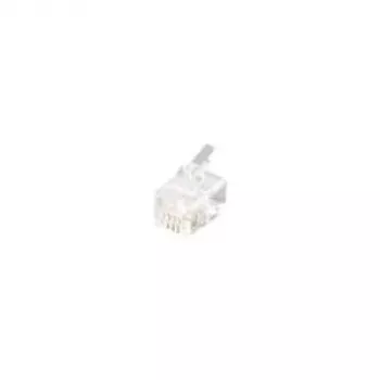 Equip telefona spraudnis, RJ11, 4P4C, RJ-11 (4P4C), caurspīdīgs, 0,5 g, 7,62 mm, 12,3 mm, 7,2 mm