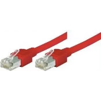 Tecline 71901R Ethernet komutācijas kabelis, sarkans