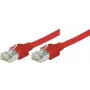 Tecline 71901R Ethernet komutācijas kabelis, sarkans